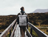 Men's Large Oxford Top Loaded Wet Dry Travel Backpack