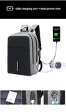 Medium Oxford Anti-Theft 15" Laptop Backpack With USB Charging and TSA Lock