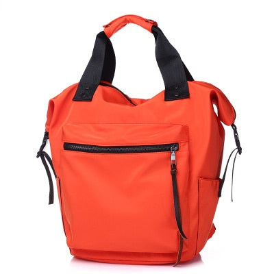 Women's Casual Nylon High Capacity Waterproof Backpack
