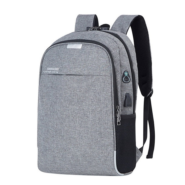Anti-Theft Laptop Backpack With USB Charging Port and Lock