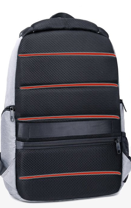 Medium Sleek Two Tone Anti-Theft 17" Laptop Backpack with USB Charging and TSA Lock