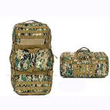 60L Molle Military Outdoor Tactical Shoulder Duffel Backpack