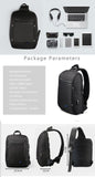 Men's Small Single Shoulder Anti-Theft 13" Laptop Backpack with USB Charging