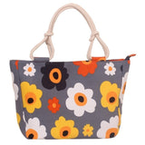 Women's Canvas Multi Color Tote Hand Bag