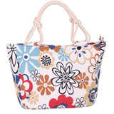 Women's Canvas Multi Color Tote Hand Bag