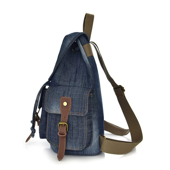 Women's Vintage Denim Backpack