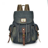 Women's Vintage Denim Backpack