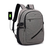 Large Anti-Theft Oxford School 15" Laptop Backpack with USB Charging and TSA Lock