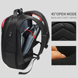 Men's Modern Euro Nylon Anti-Theft 15" Laptop Backpack with USB Charging