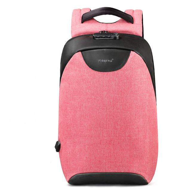 Women's Medium Anti-Theft 15" Laptop Backpack with USB Charging and TSA Lock