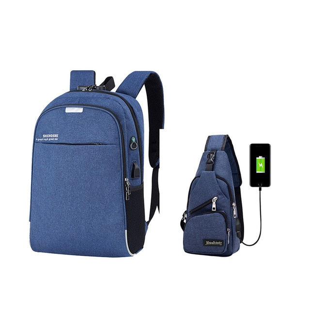 antitheft camera and laptop backpack Anti-Theft Laptop Backpack w/ USB Charging Port and Small Sling Bag Se –  ERucks