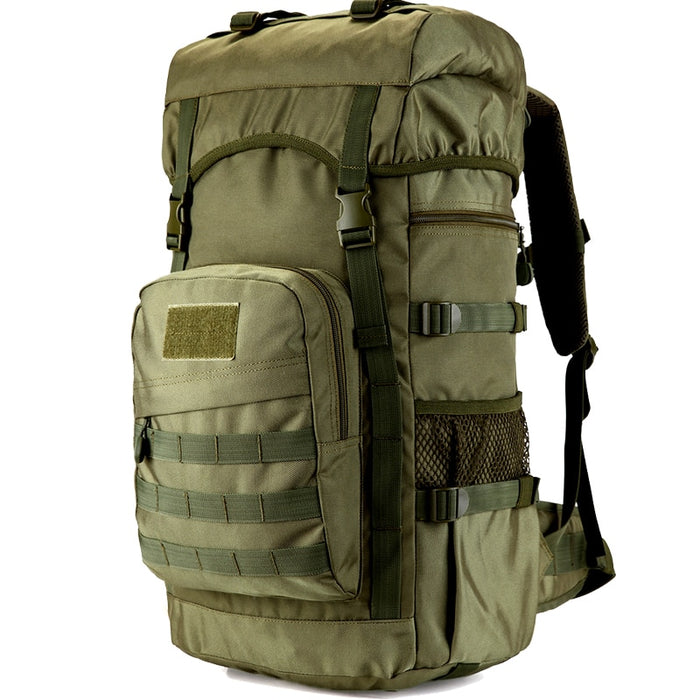 55L Military MOLLE Tactical Army Outdoor Backpack