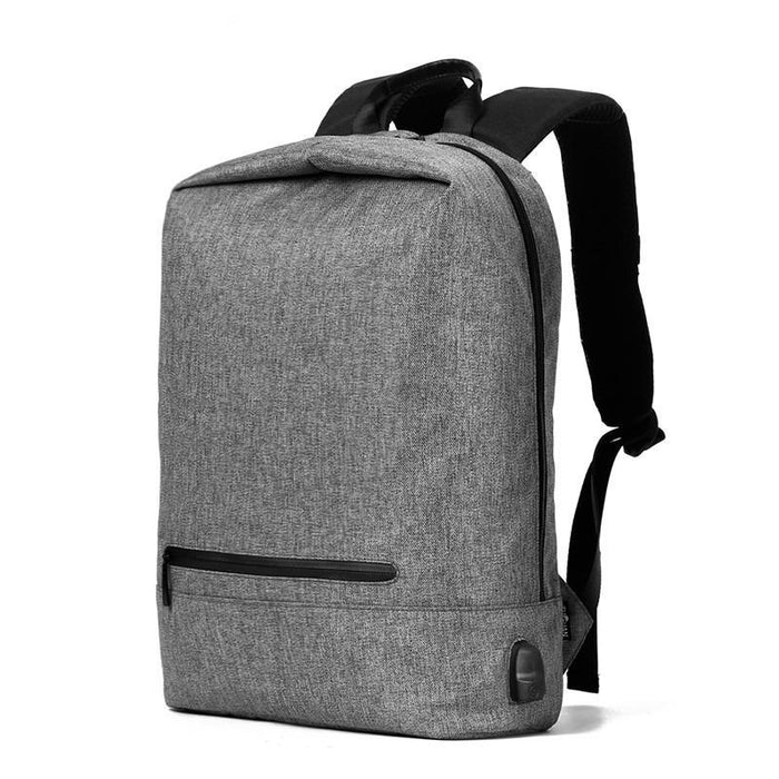 Men's Waterproof Casual Backpack with USB Charging