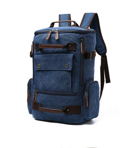 Men's Classic Canvas Travel Backpack