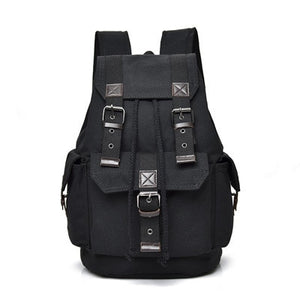 Men's Canvas Vintage School Backpack