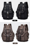 Men's Canvas Vintage School Backpack