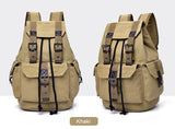 Men's Canvas Vintage School Backpack