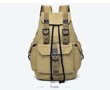 Men's Canvas Vintage School Backpack