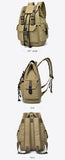 Men's Canvas Vintage School Backpack