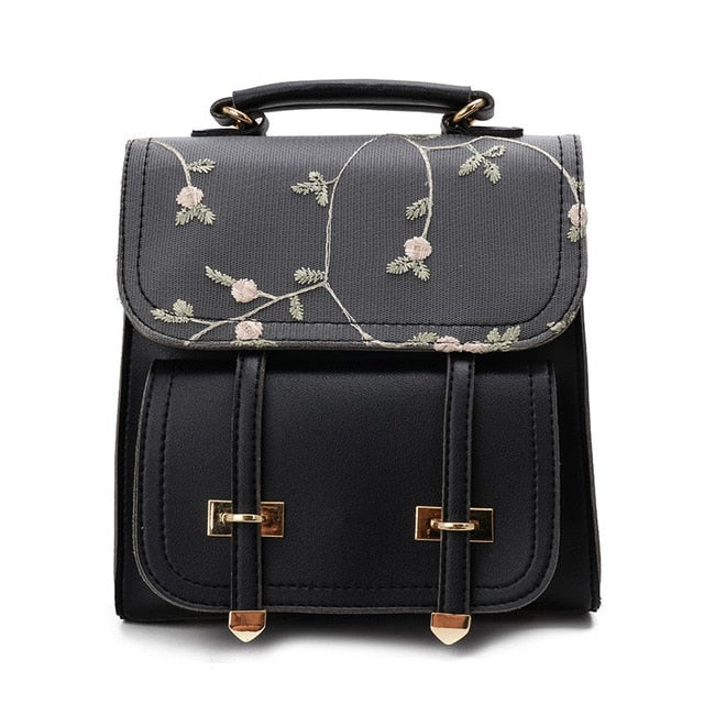 Women's Mini Floral Purse Backpack
