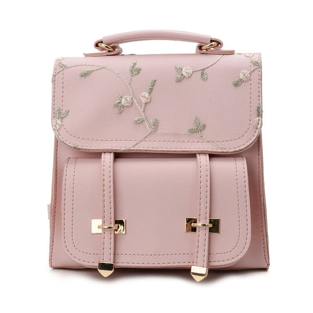 Women's Mini Floral Purse Backpack