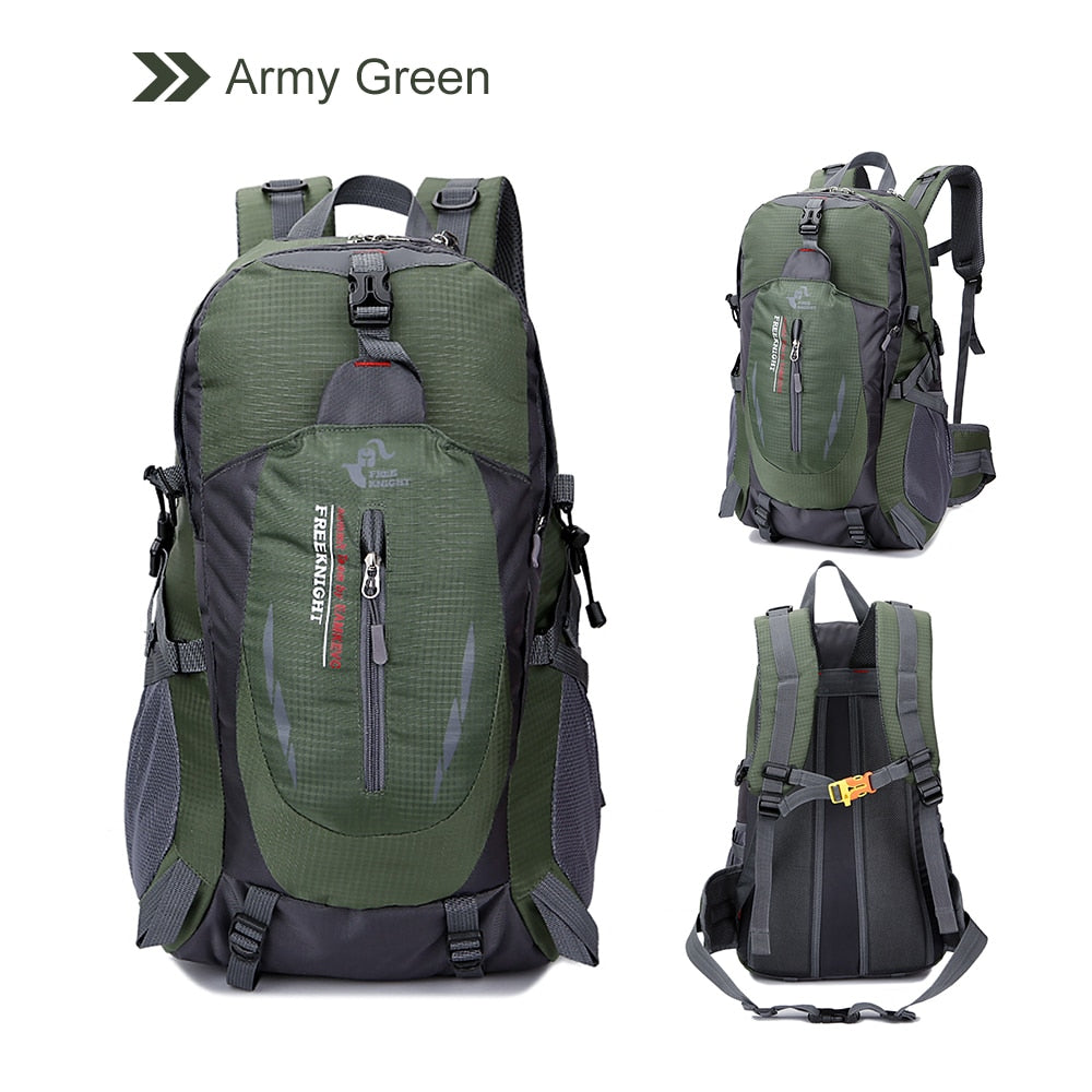 free knight mini backpack Free Knight 35L Nylon Water Resistant Camping Hiking Backpack – ERucks