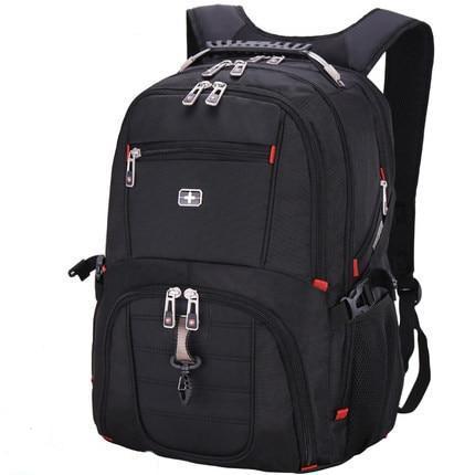 Swiss Design Large Capacity Anti-Theft Travel Backpack with USB Charging