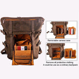 Brown Hyde Explorer Travel Photographer Backpack