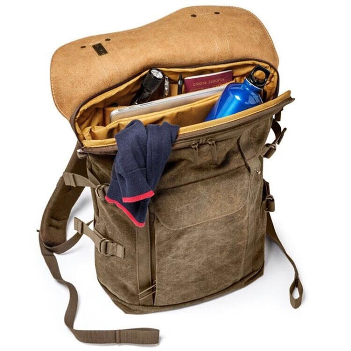 Brown Hyde Explorer Travel Photographer Backpack
