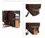 Medium Tan Hyde Explorer Travel Photographer Backpack