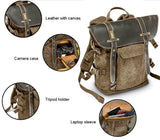 Brown Hyde Explorer Travel Photographer Backpack