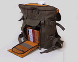 Medium Tan Hyde Explorer Travel Photographer Backpack