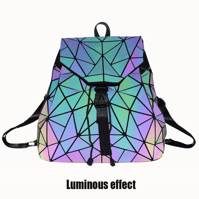 Women's Color Changing Holographic Opalescent Backpack