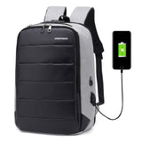 Medium Men's Anti-Theft 15" Laptop Backpack with USB Charging and TSA Lock