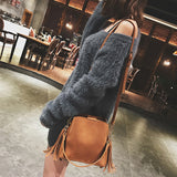 Women's Small Vintage Bucket Shoulder Bag