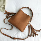 Women's Small Vintage Bucket Shoulder Bag