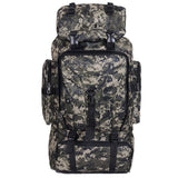 70L Large Camouflage Camping Trekking Backpack