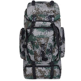 70L Large Camouflage Camping Trekking Backpack