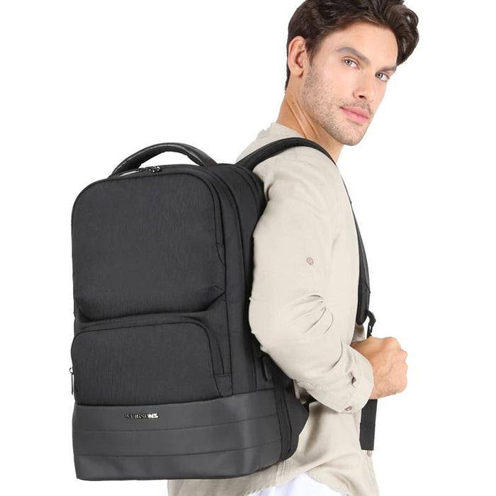 Men's Large Capacity 15" Laptop Backpack with USB Charging