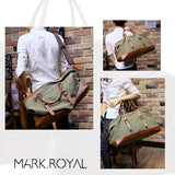 Mark Royal Men's Canvas Leather Duffel Bag