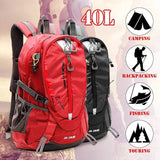 40L Nylon Sport Camping Hiking Trekking Backpack