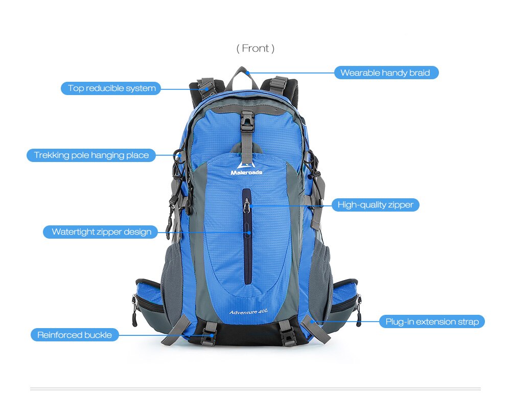 Maleroads 40L Outdoor Backpack – ERucks Maleroads 40L Outdoor Backpack – ERucks
