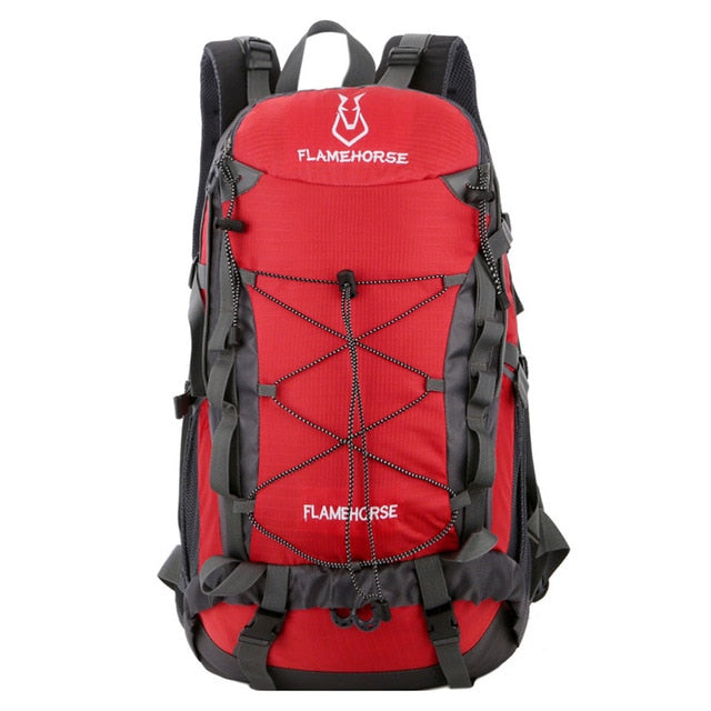 buy leather flame backpack Flame Horse 40L High Capacity Hiking Trekking Backpack – ERucks